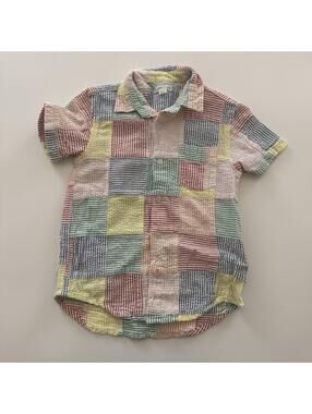 4/5 Crewcuts Patchwork Button Up